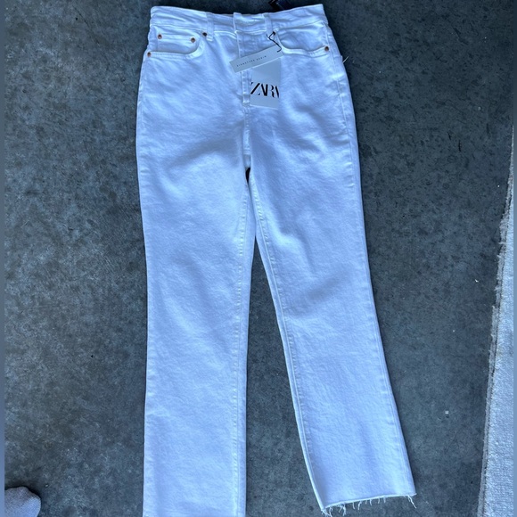 Zara Denim - Zara cropped flare jeans